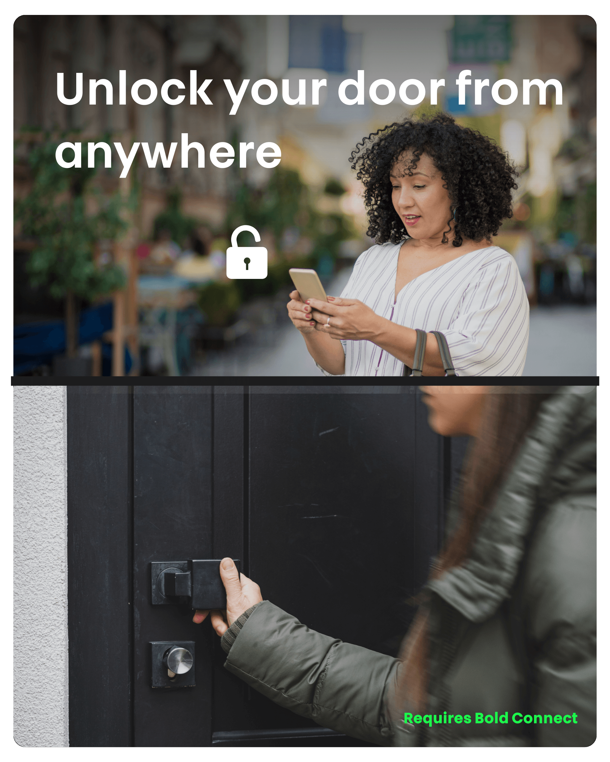 Unlock from anywhere