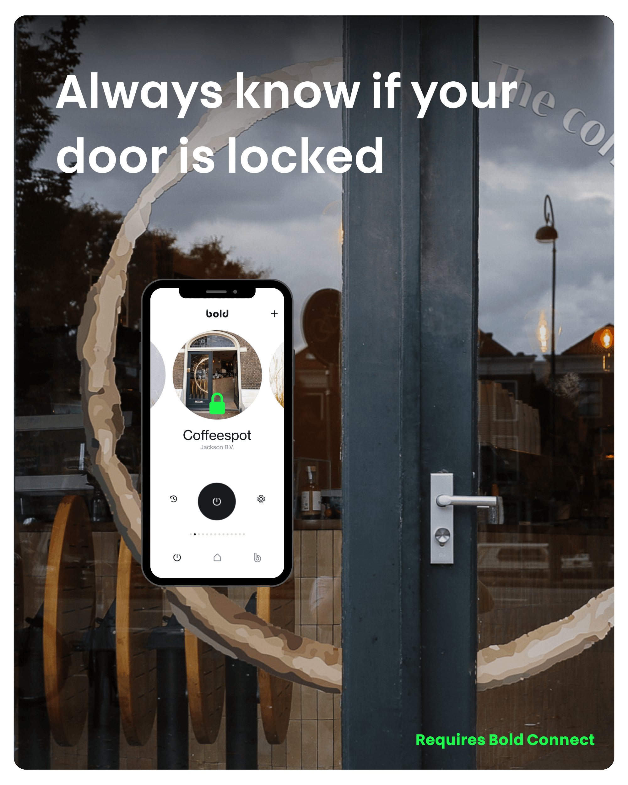 See door status, live